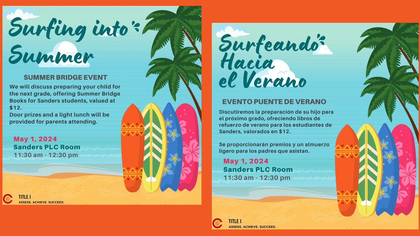 image of invitation to the summer bridge event